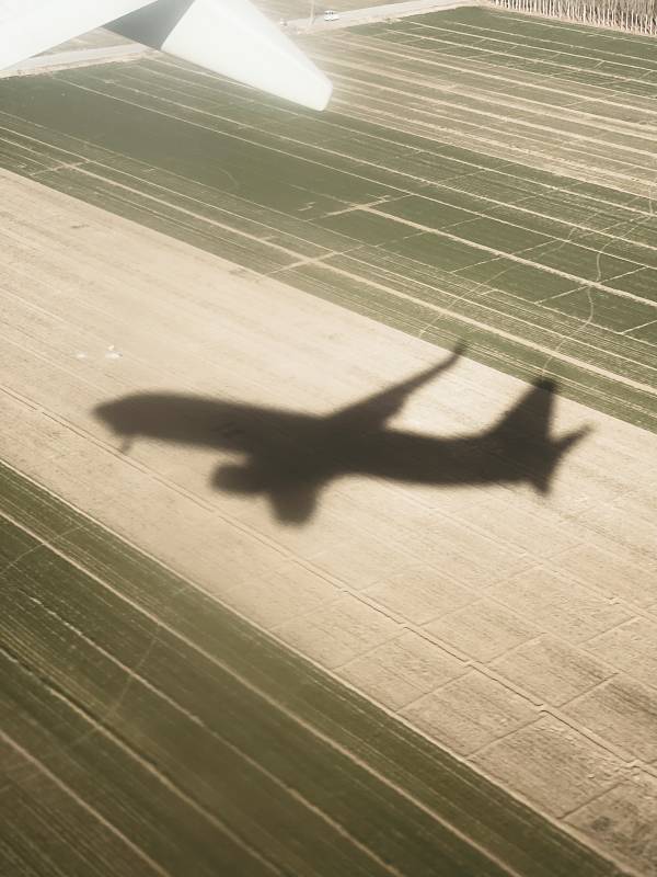 飞机阴影图片
