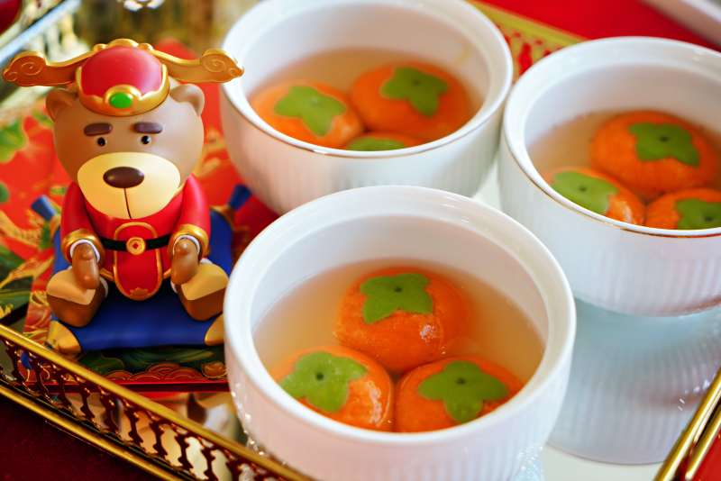 金牛贺岁 橙绿汤圆图片
