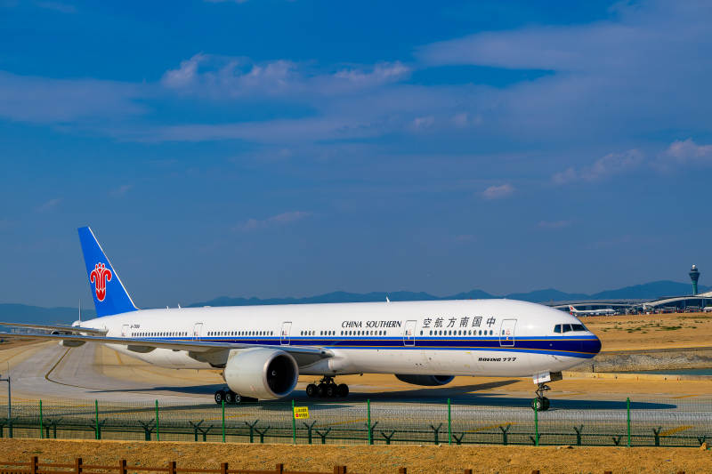 中国南方航空飞机起飞图片