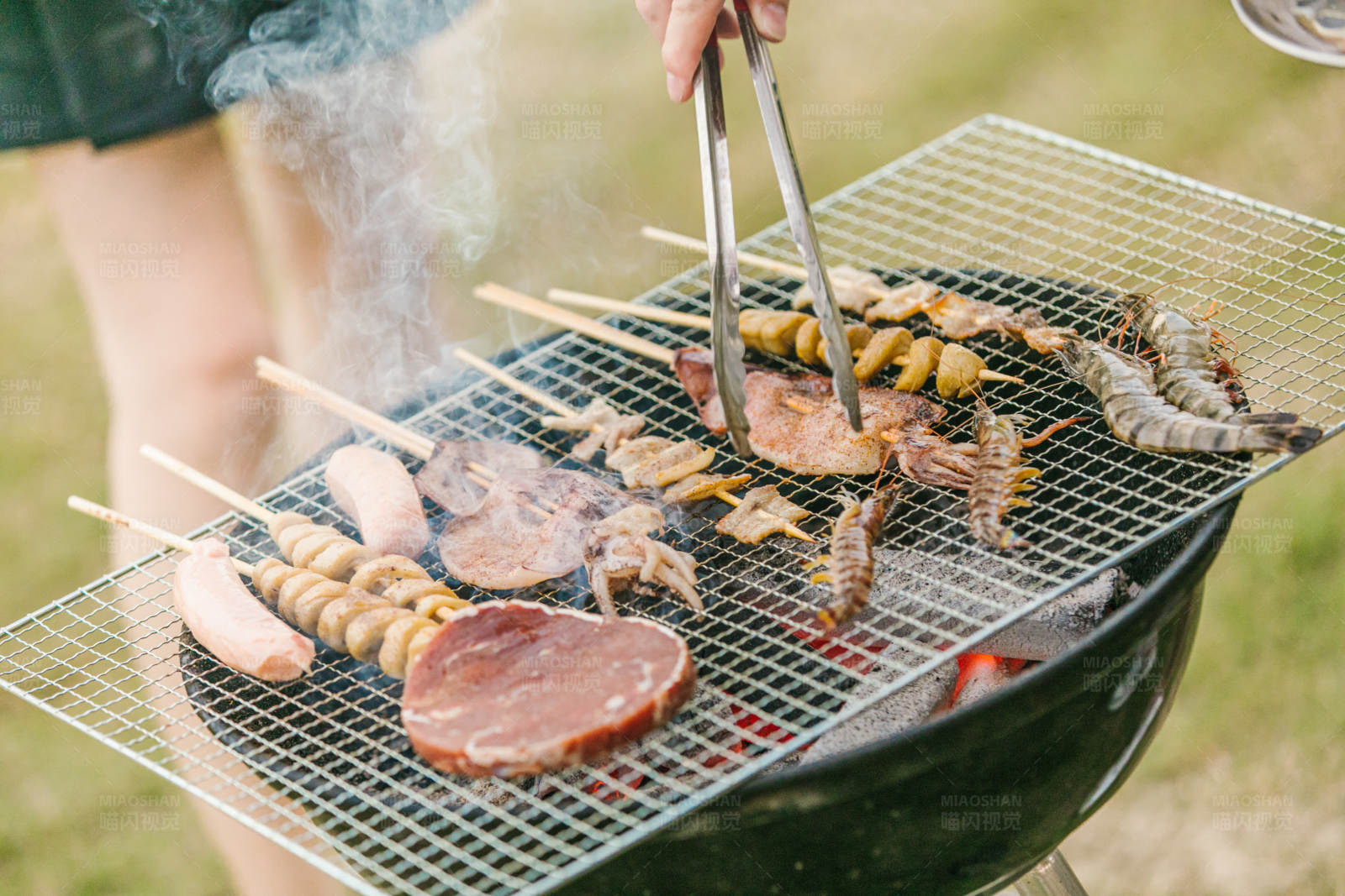 户外烧烤 美味佳肴图片