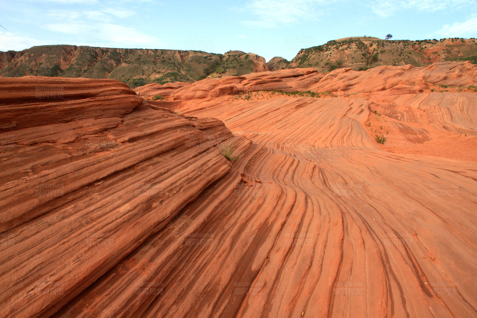 靖边波浪谷景区地质奇观图片
