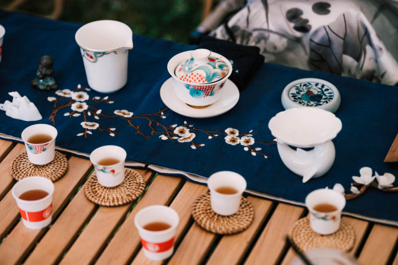 户外茶道雅集图片