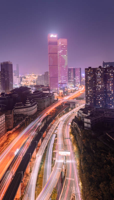 贵阳花果园双子塔图片