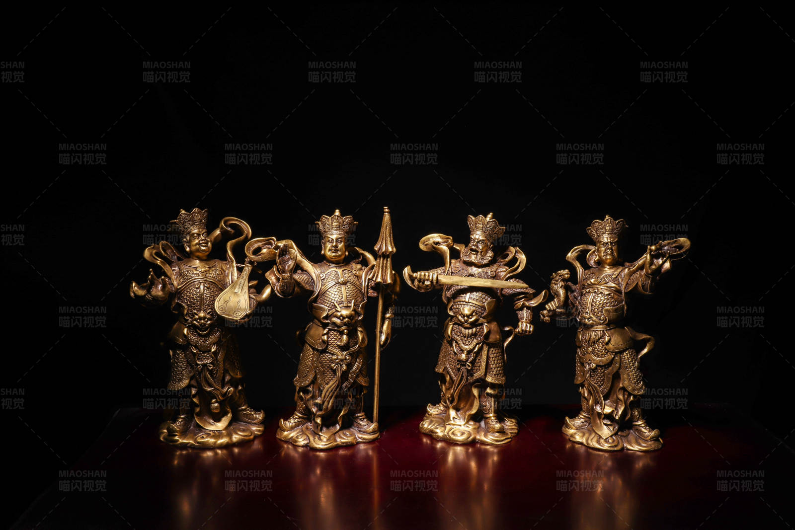 金身四神雕像图片