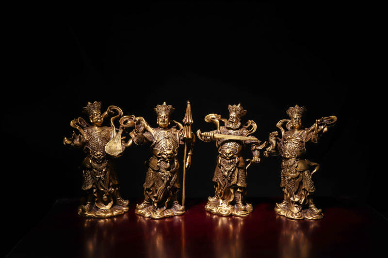 金身四神雕像图片
