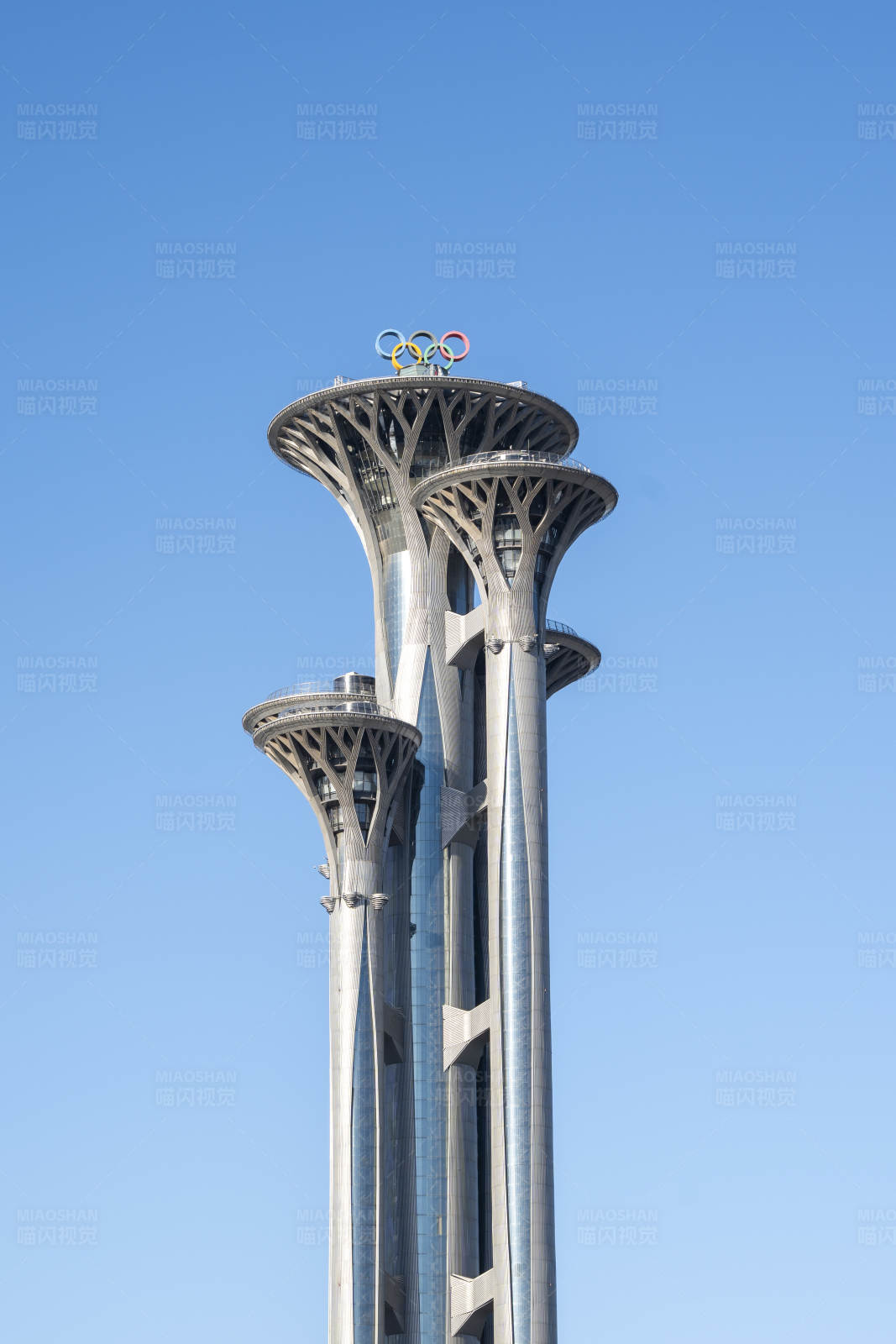 奥运五环塔图片