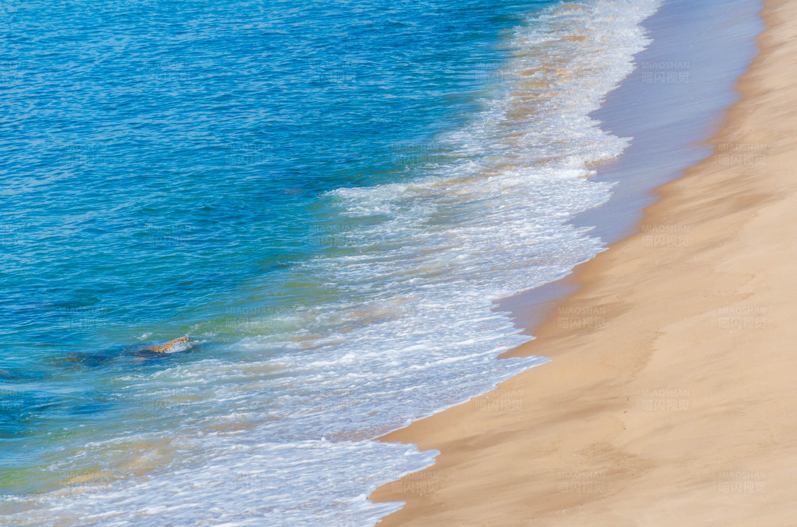海滩与海浪图片