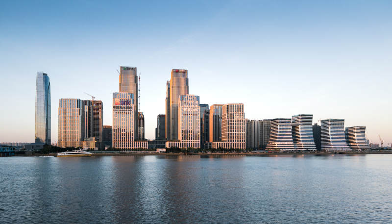 广州金融城天际线图片