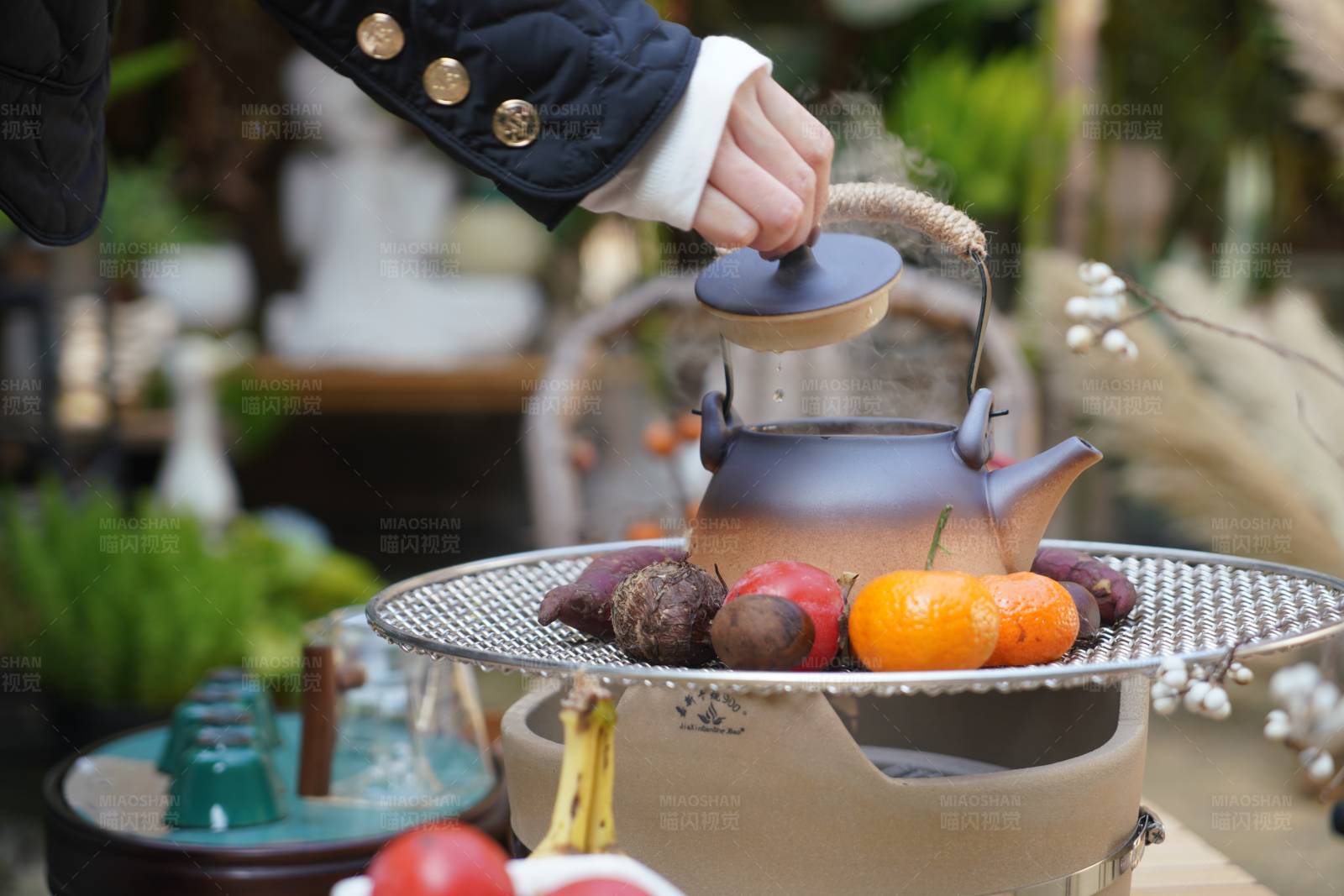 户外茶道体验图片