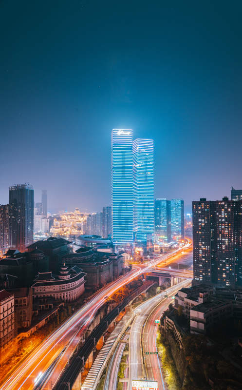 贵阳花果园双子塔图片