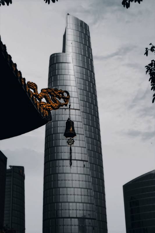 现代与传统的交汇图片