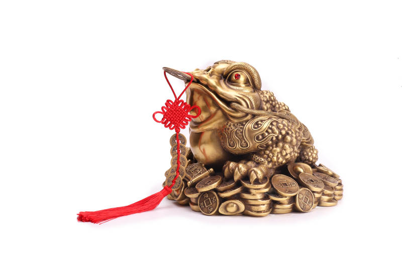 招财金蟾蜍图片