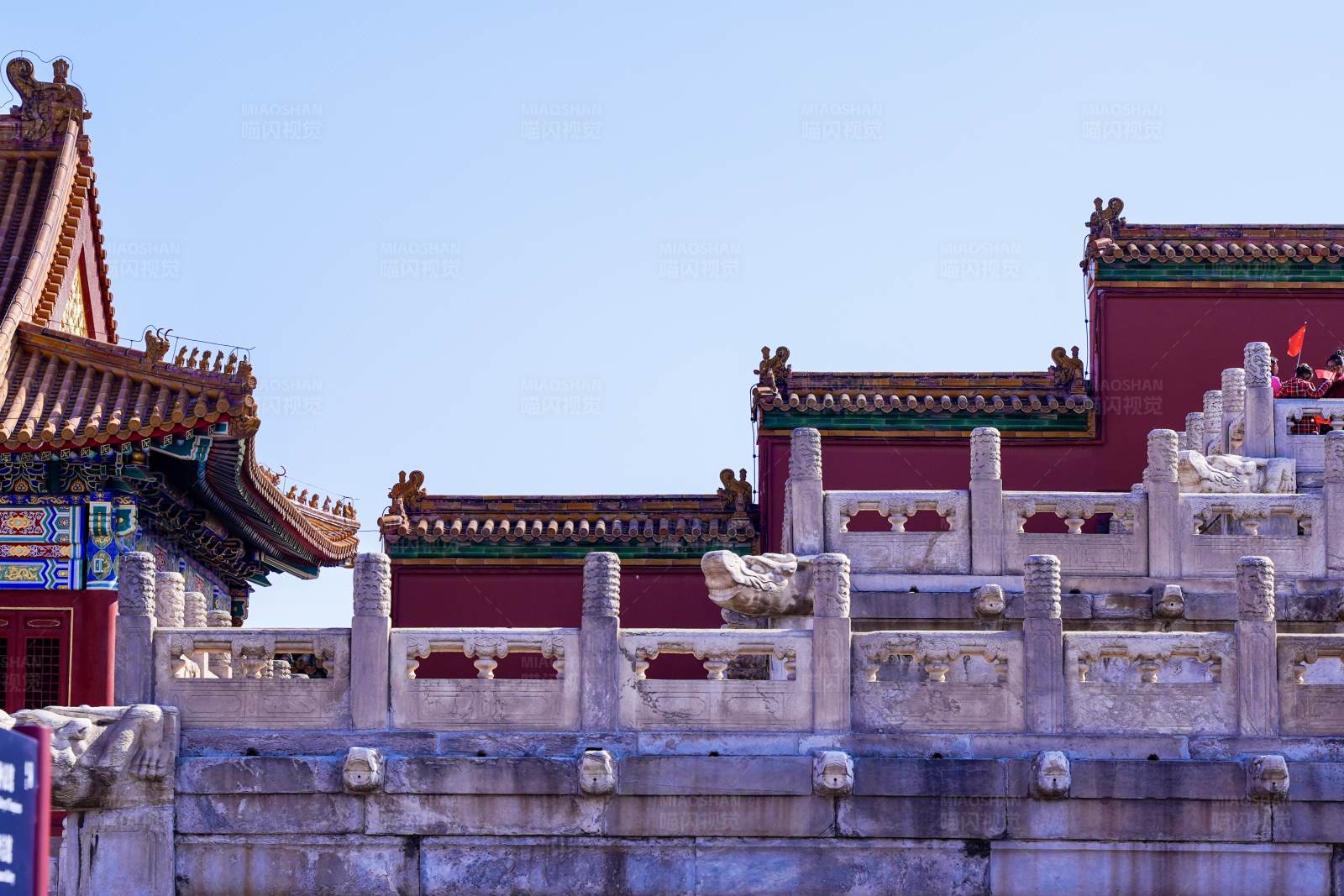 故宫红墙金瓦图片