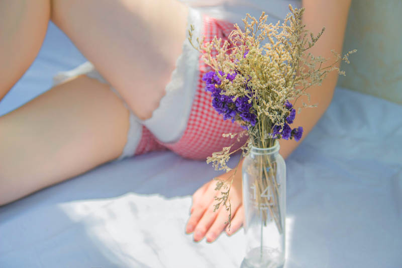 花瓶与美腿图片