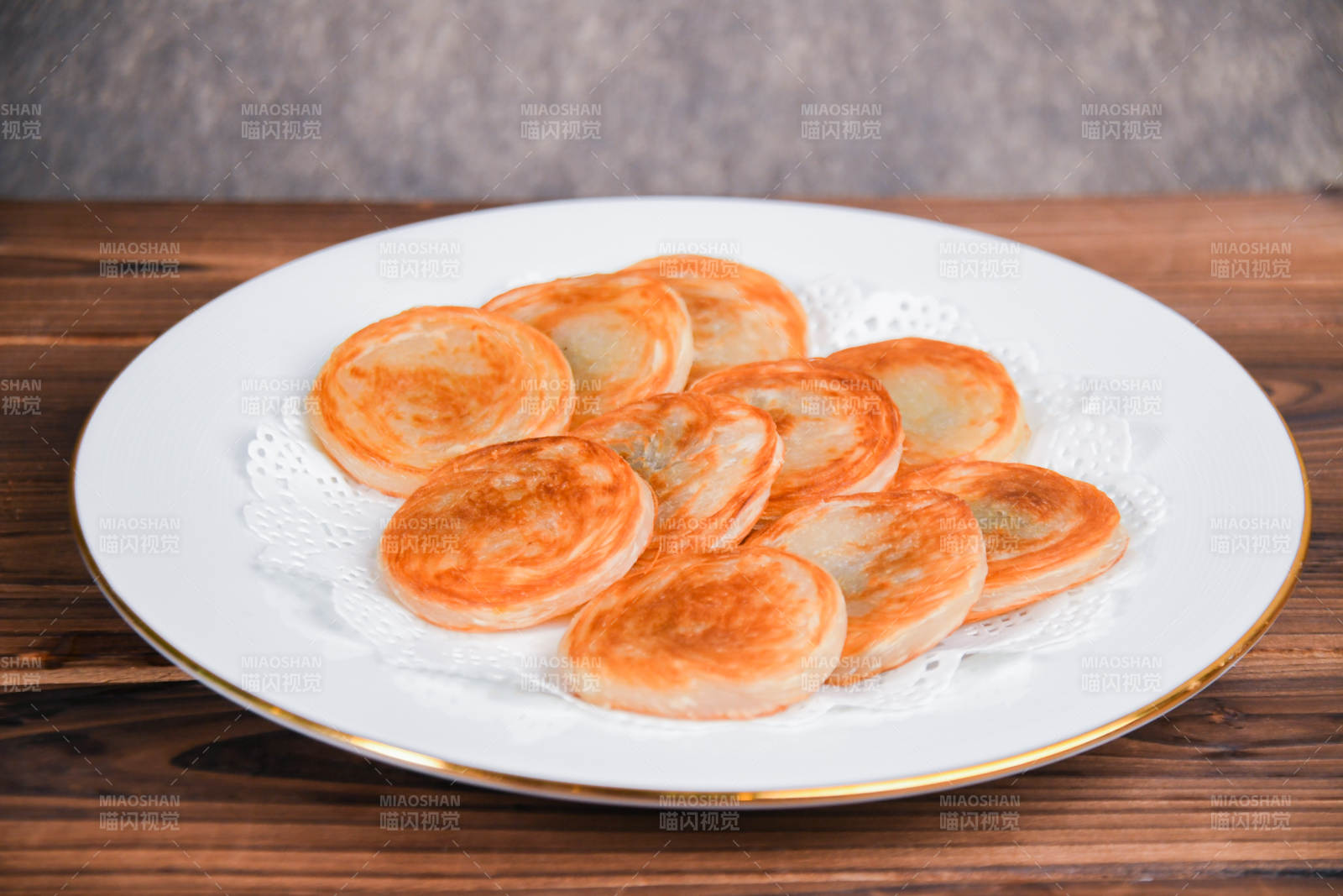 金黄小煎饼图片