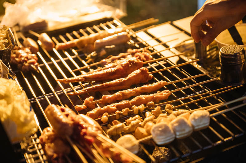 夜市烧烤 美味无限图片