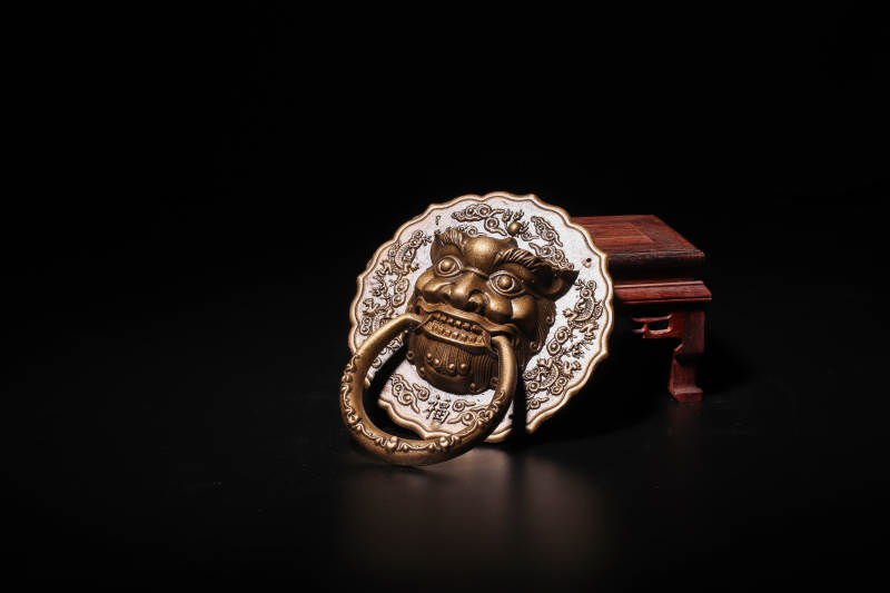 古狮门环图片