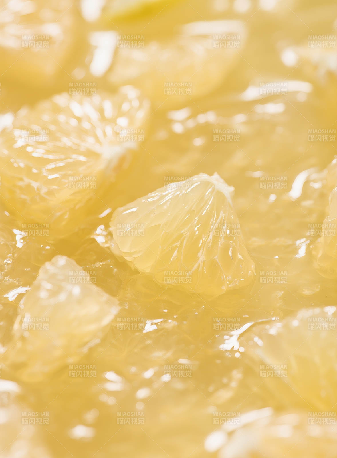 柚子果肉果酱图片