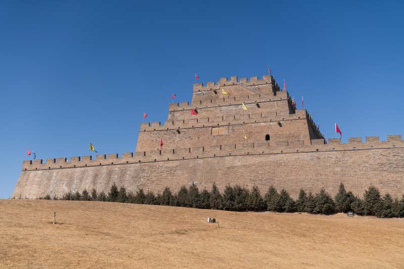 陕西榆林镇北台图片