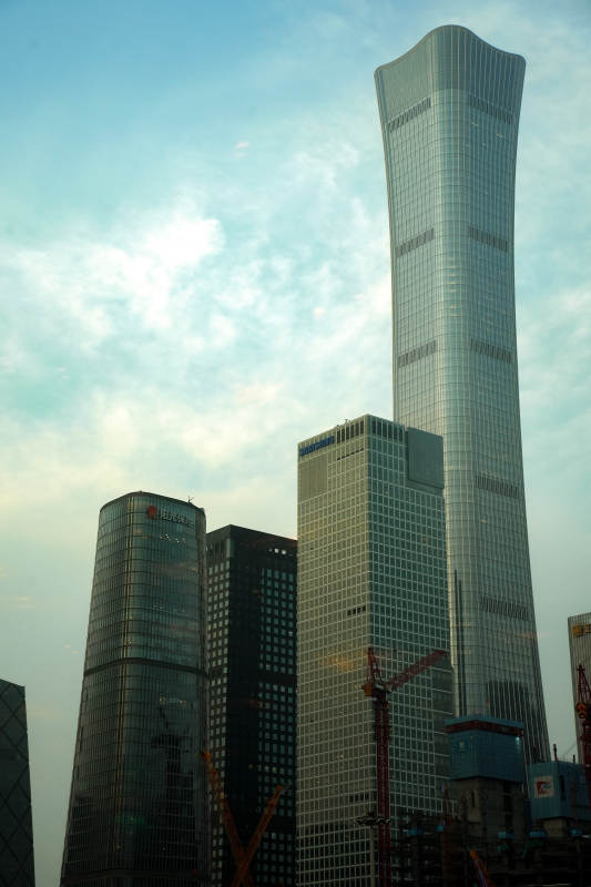 北京CBD的摩天大楼图片