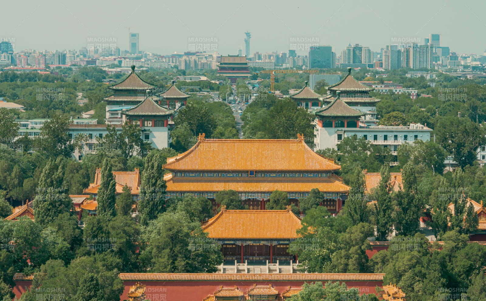 故宫与现代北京图片