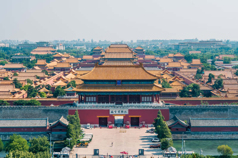 故宫全景图图片