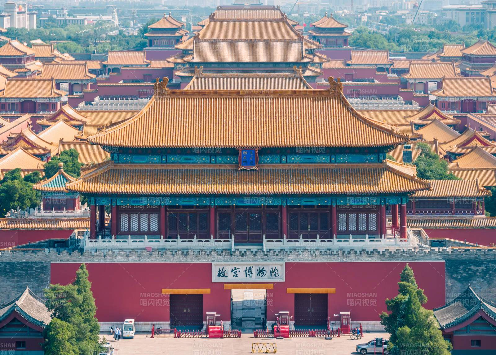 故宫全景图图片