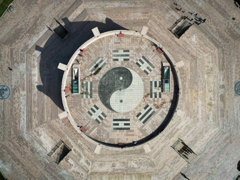 太极广场俯视图图片