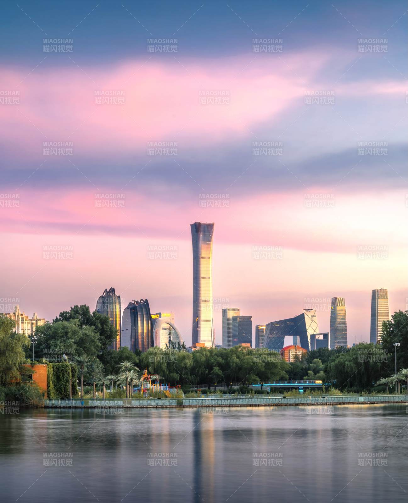 北京城市天际线图片