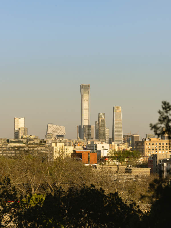 北京CBD天际线图片