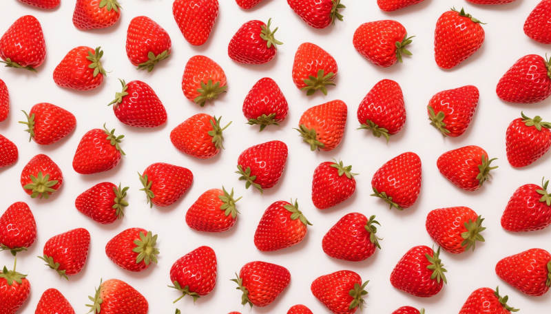 草莓图案背景图片