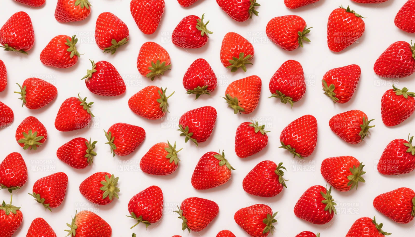 草莓图案背景图片
