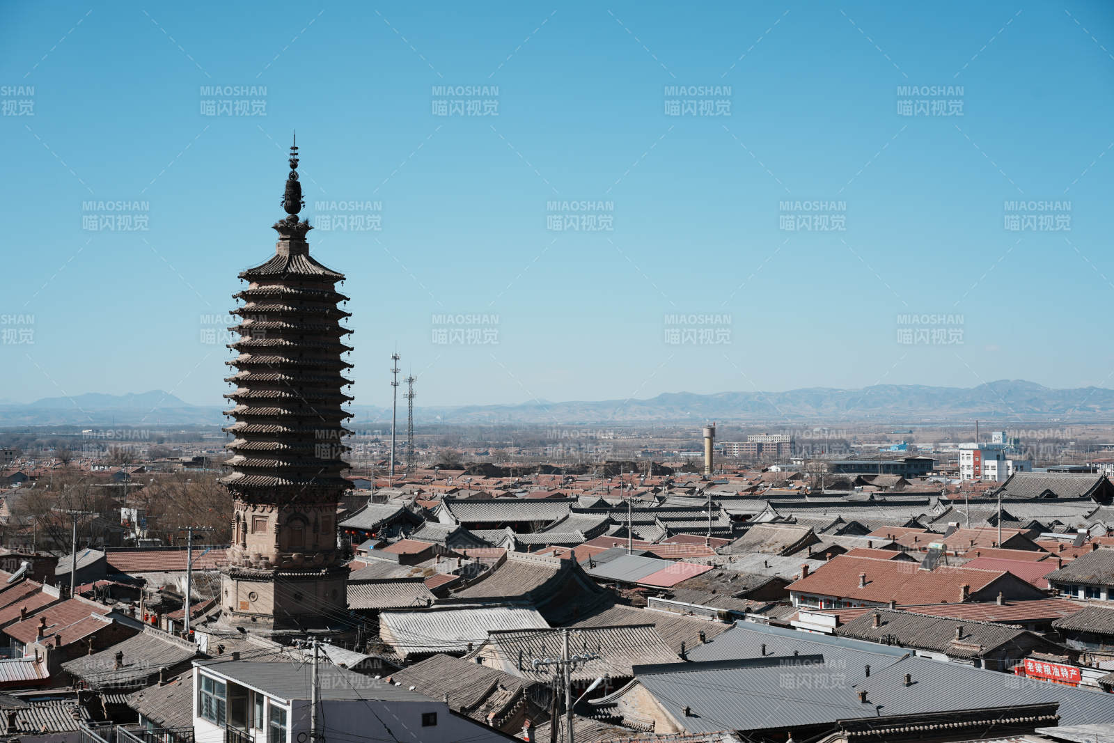 中国河北蔚县 南安寺塔图片