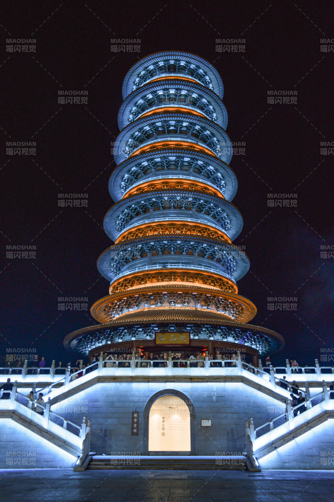 江西婺源婺女洲抱玉塔图片