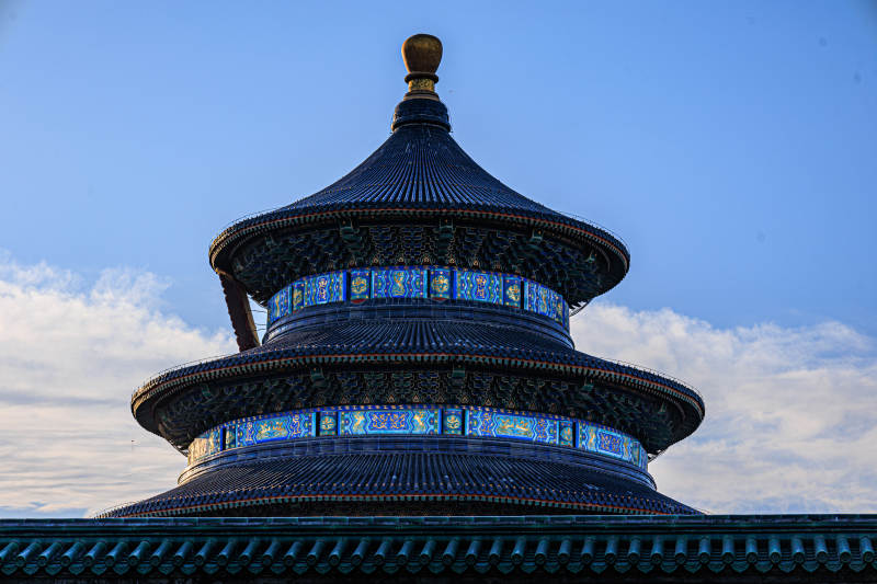 天坛的宏伟建筑图片