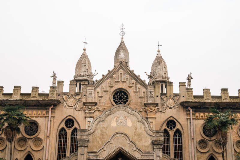 武汉古德寺的壮丽外观图片