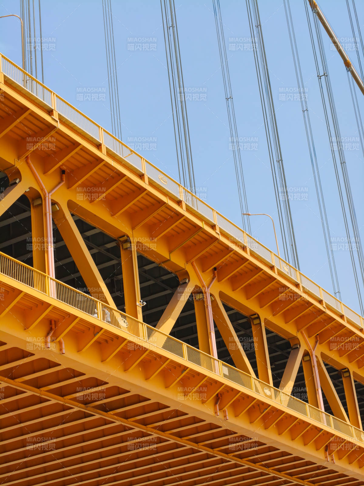 武汉杨泗港大桥细节特写图片