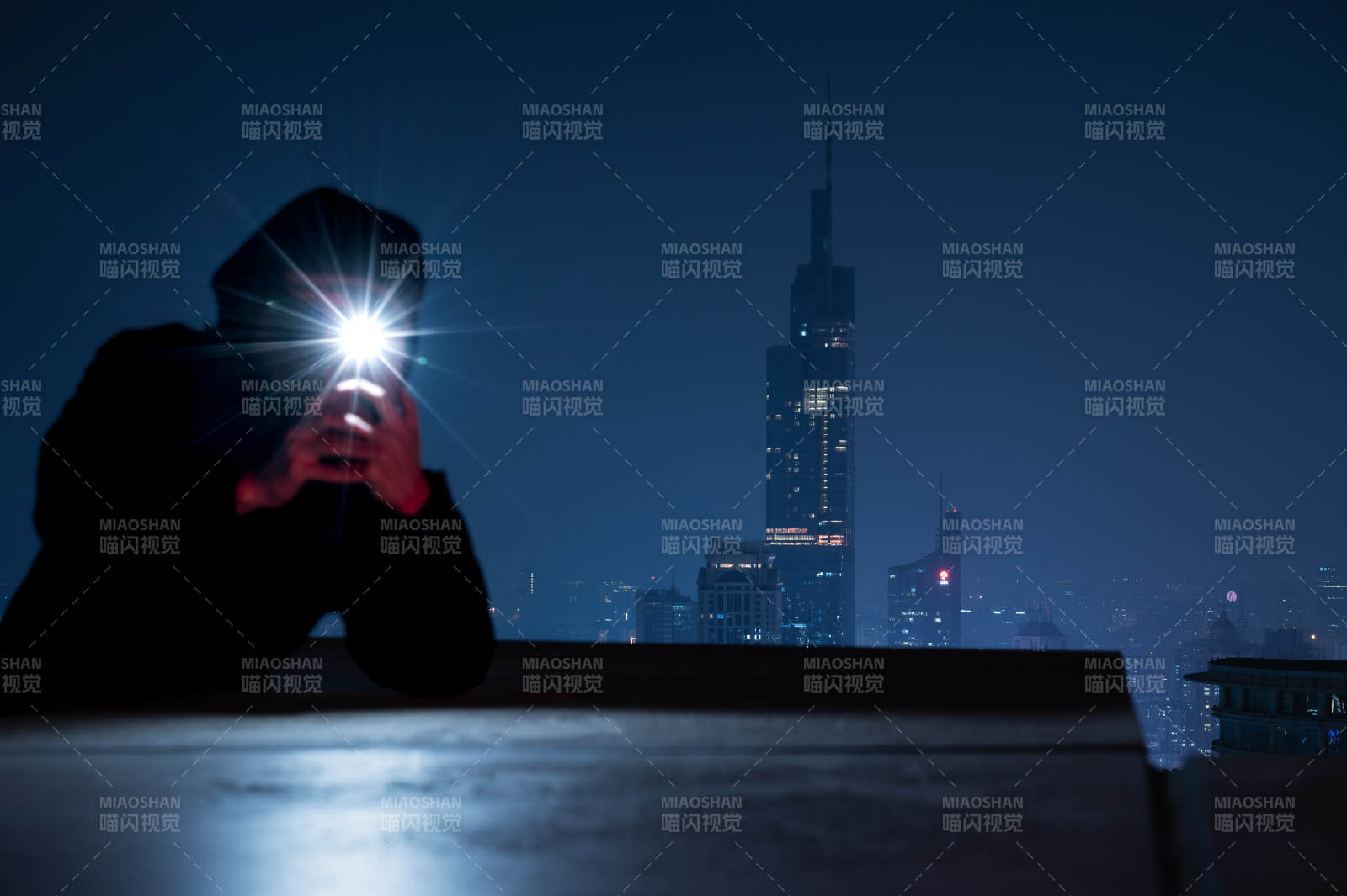 夜景摄影者图片