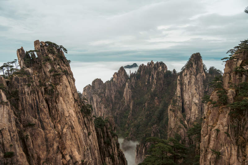 黄山云海奇观图片