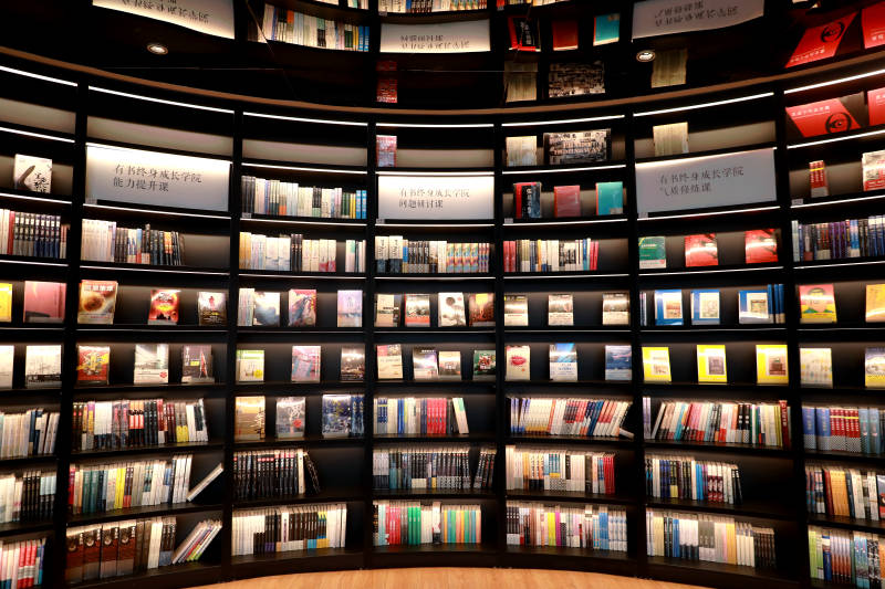 书店的图书展示图片