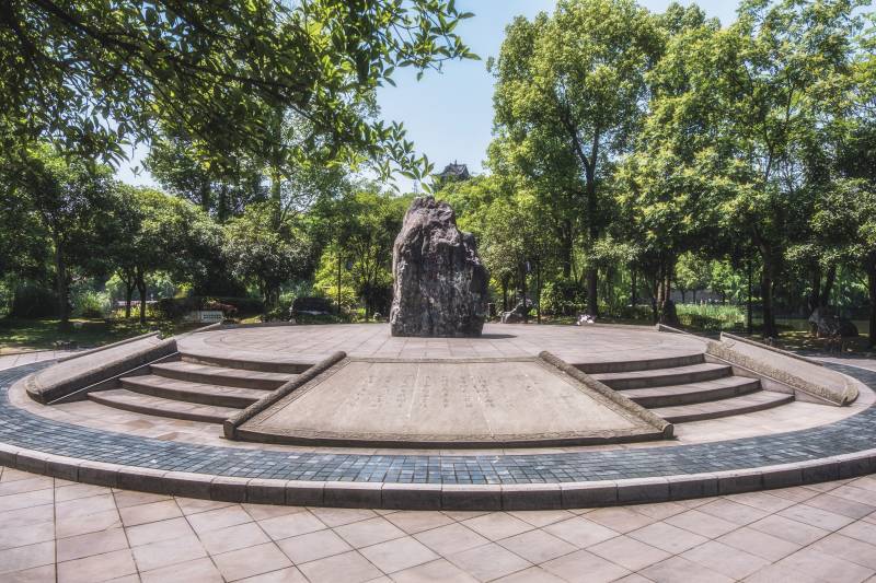 公园石雕广场图片