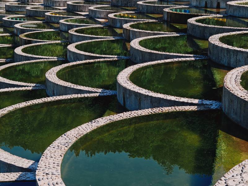 鱼鳞坝景观图片