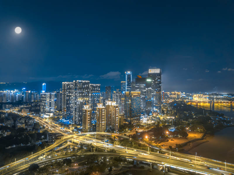 福州台江夜景图片