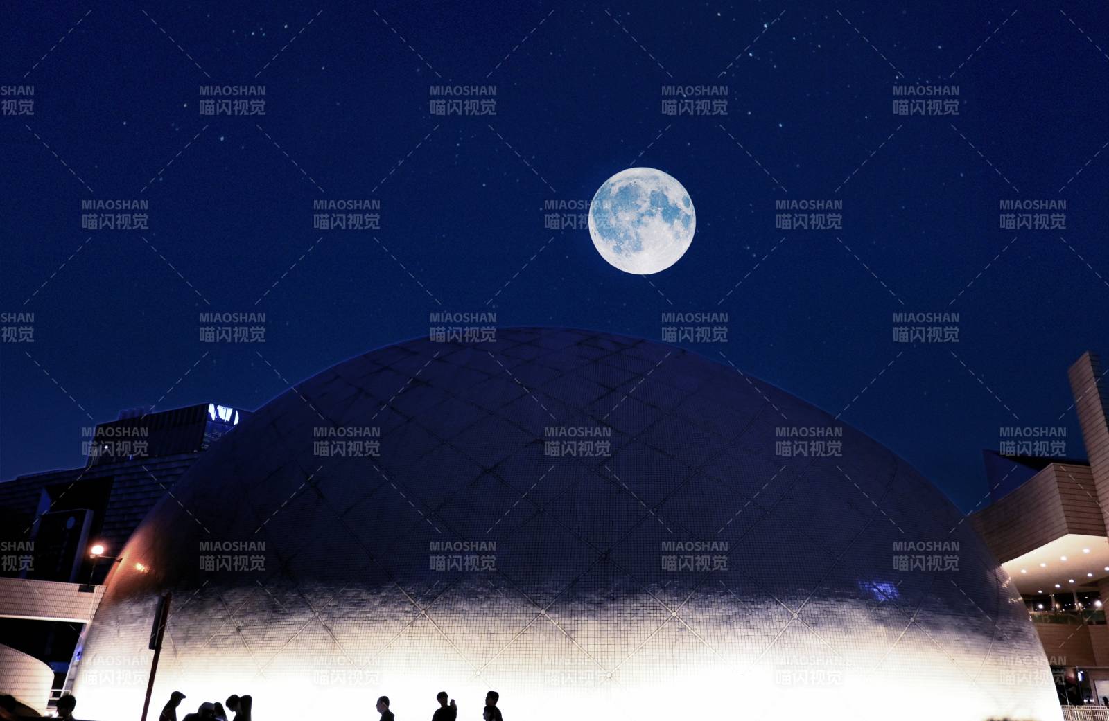 月夜穹顶图片
