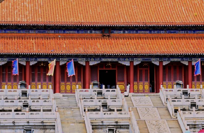 故宫的宏伟建筑图片