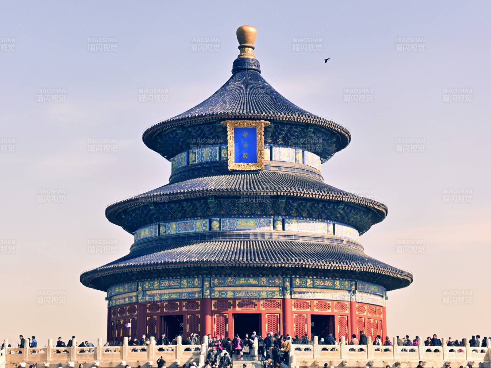 天坛的宏伟建筑图片