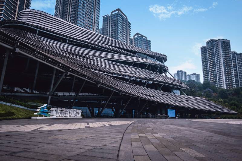 现代建筑与城市天际线图片