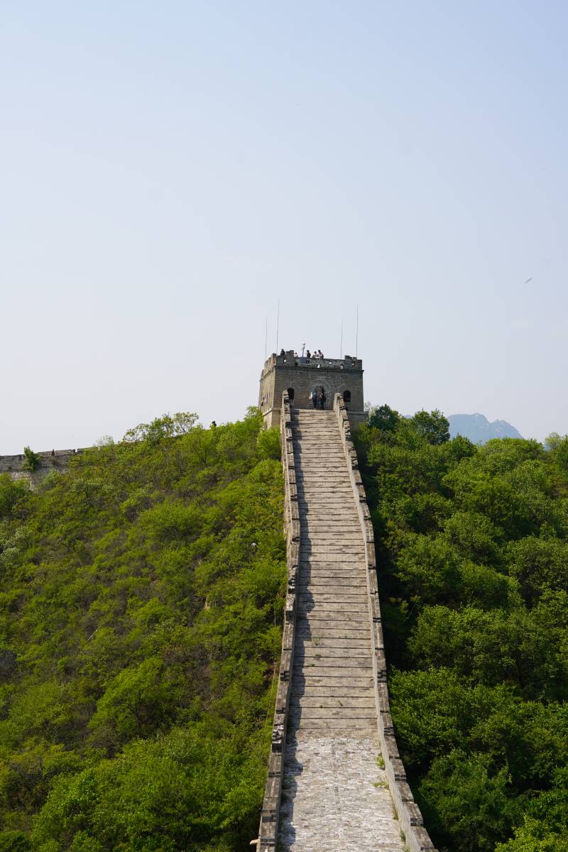 长城上的瞭望塔图片