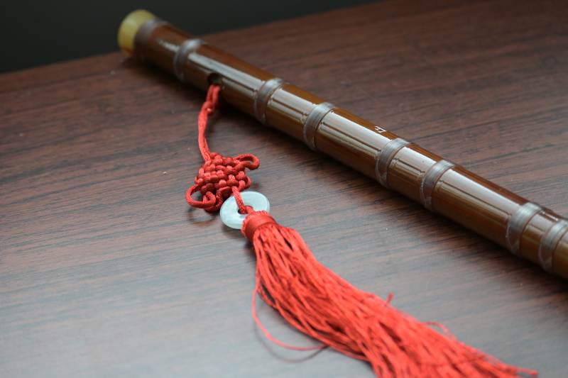 竹笛与红穗图片