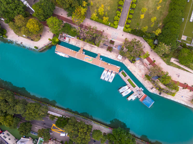 福州晋安河码头图片